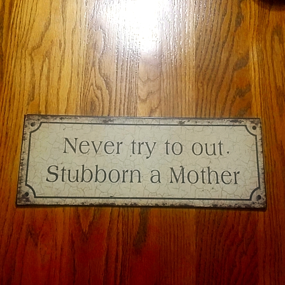 Tin decorative sign